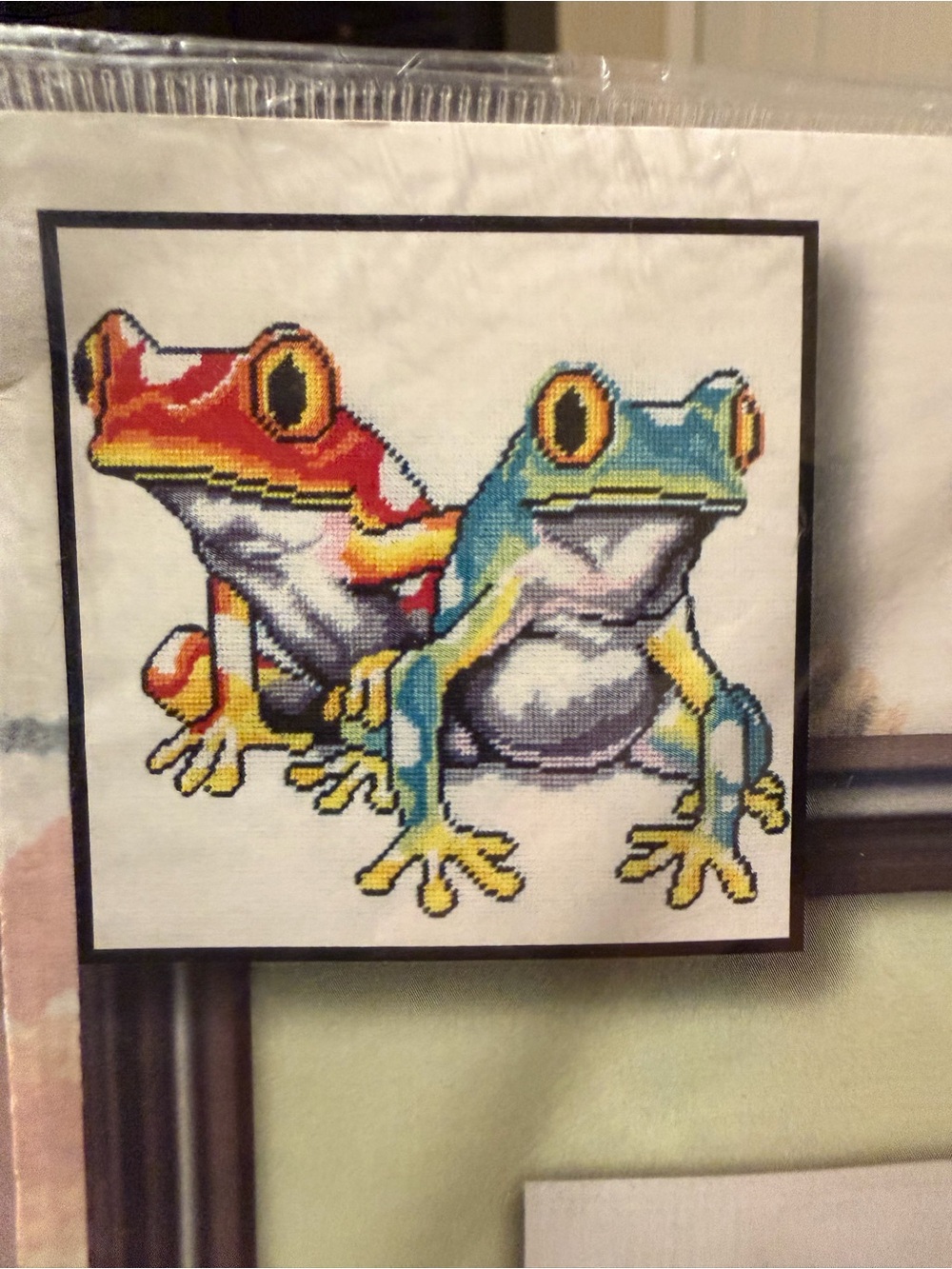 Design Works 'Frogs' Needlepoint Kit - Multi-Color - Picture 6 of 8